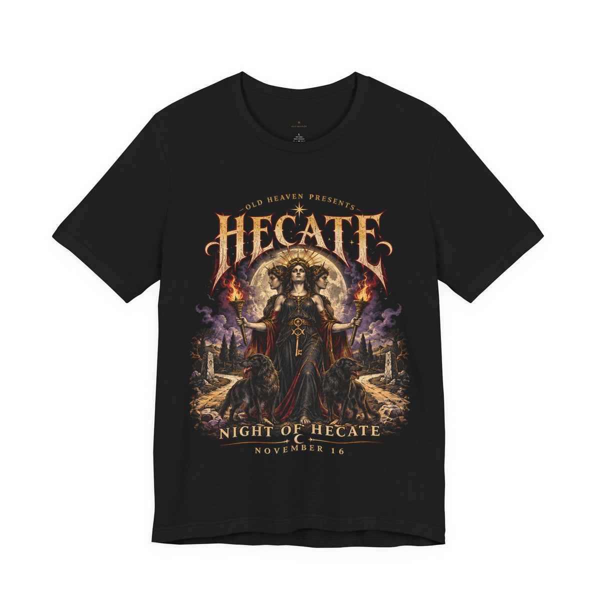 Hecate Night of Hecate concert graphic tee