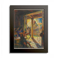 The Trial of the Bow by N. C. Wyeth, 1929, Odyssey illustration as an 8 x 10 in framed print in a black wood frame