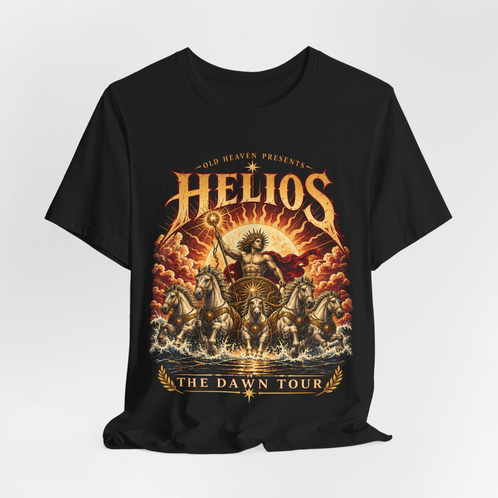 Old Heaven Helios Sun God T-Shirt — The Dawn Tour Concert Graphic