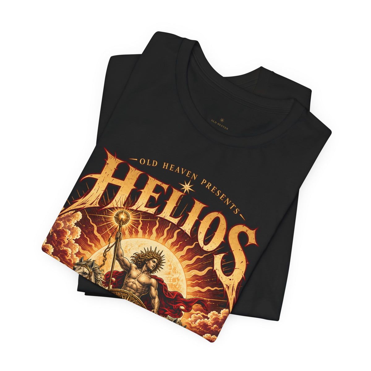 Old Heaven Helios Sun God T-Shirt — The Dawn Tour Concert Graphic
