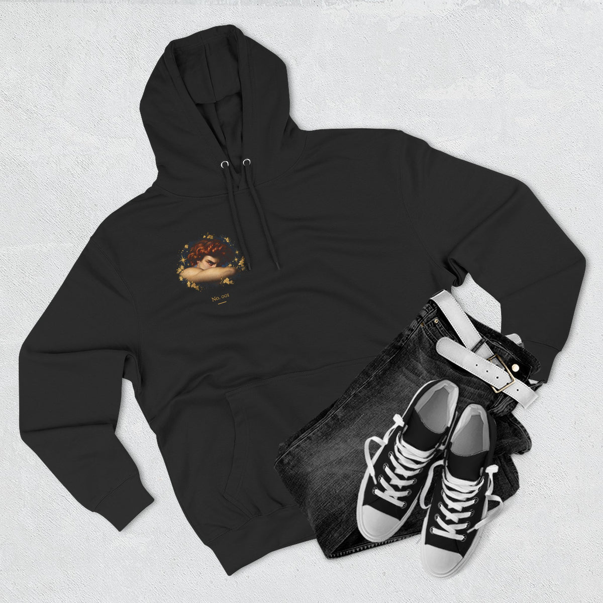 Old Heaven No. 001 — Black Hoodie