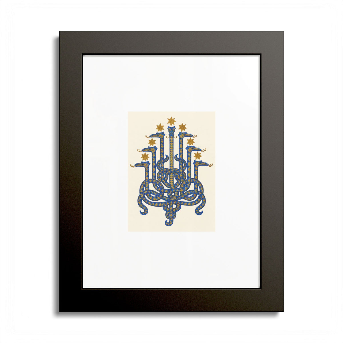 Herodias Serpent Framed Art Print | Old Heaven
