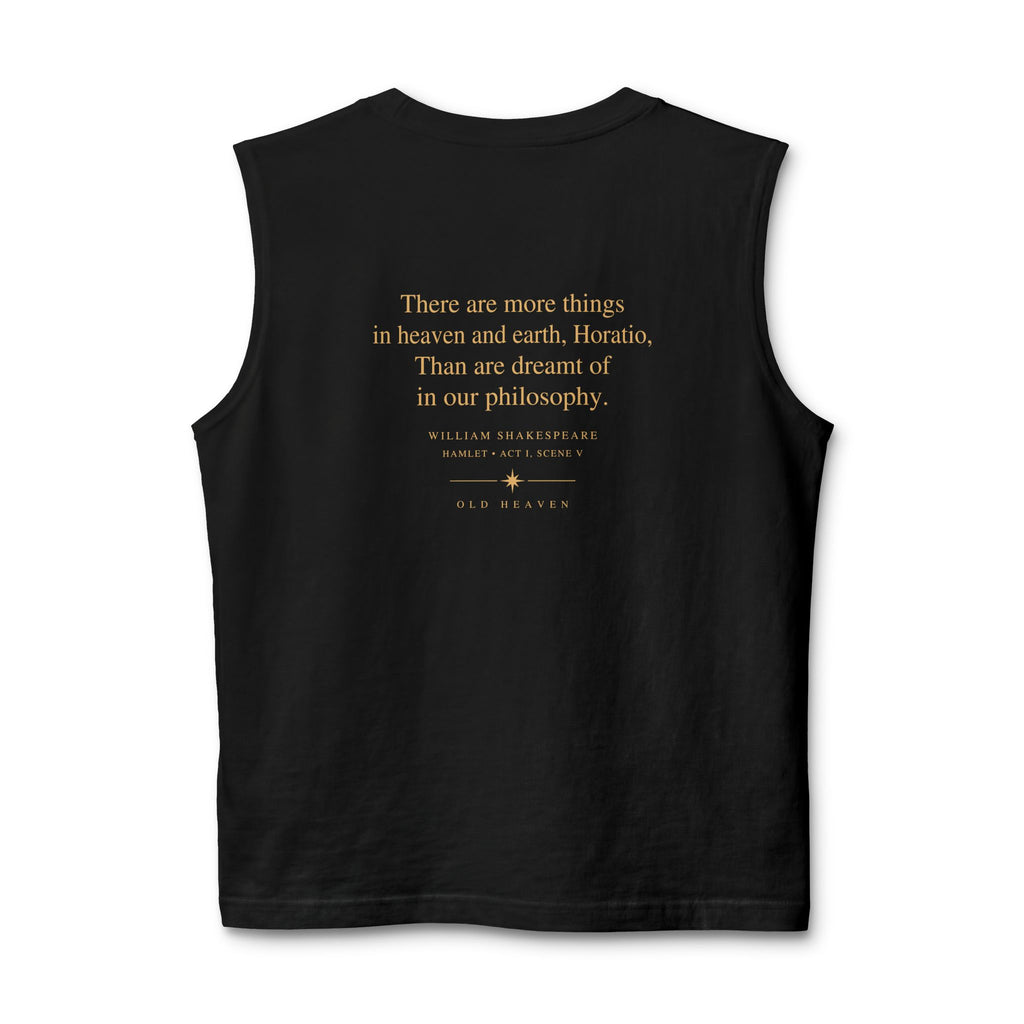 Old Heaven — Heaven and Earth Black Sleeveless Muscle Tee