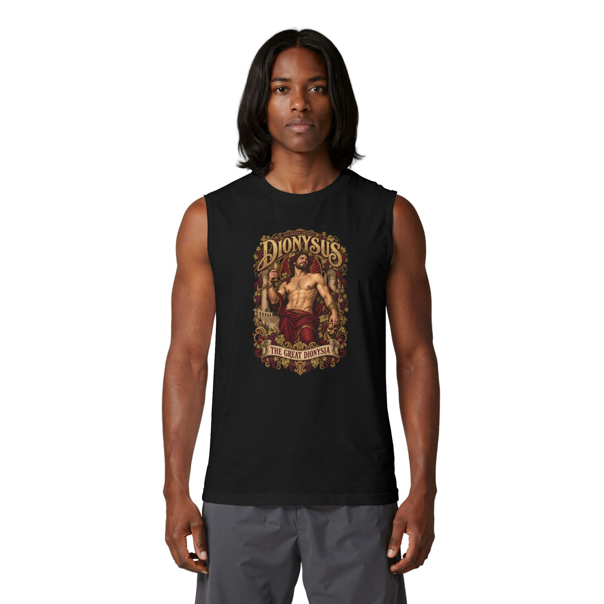 Old Heaven — Dionysus The Great Dionysia Concert Sleeveless Muscle Tee