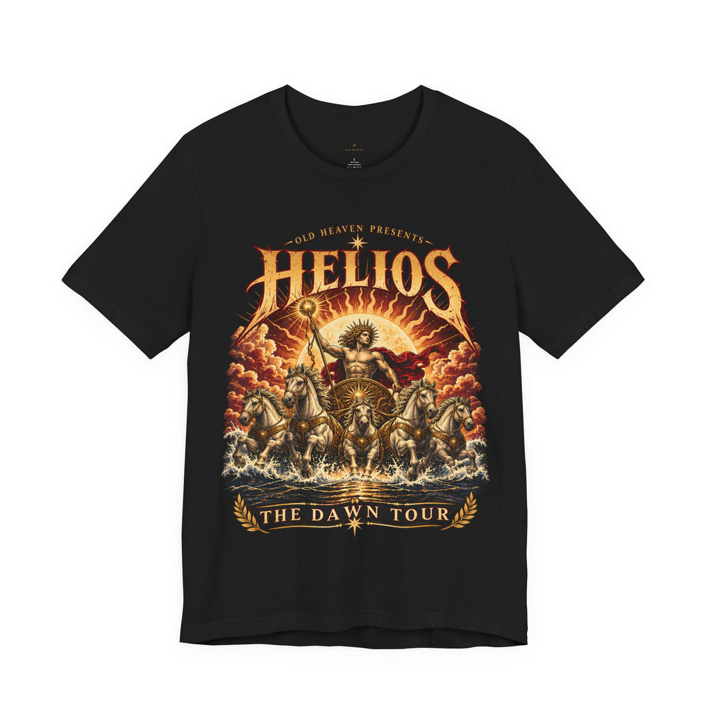 Old Heaven Helios Sun God T-Shirt — The Dawn Tour Concert Graphic
