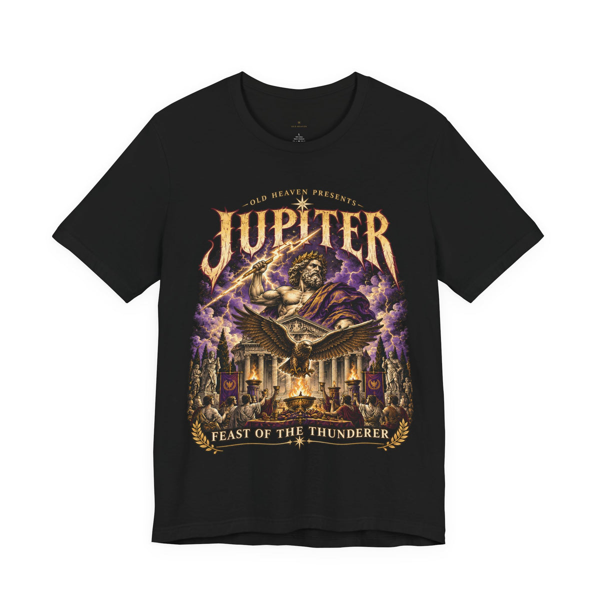 Old Heaven Jupiter Thunderer T-Shirt — Feast of Jove Concert Graphic